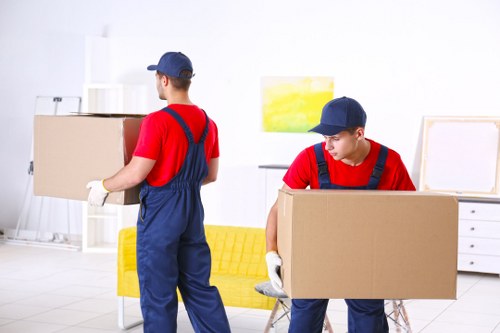 Removal team helping with a home move in Fulwell