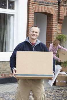Commercial moving team preparing an office relocation in Fulwell