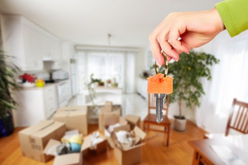 Local home moving service in Fulwell with a removals van and residential street setting
