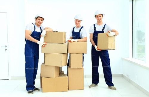 Careful handling of furniture and boxes by a Fulwell man and van team