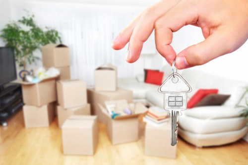 Careful furniture loading for a home move in Fulwell near local properties