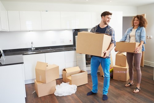 Man and van service supporting a small business move in Fulwell