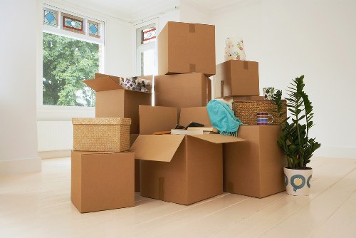 Packing and transporting office equipment during a Fulwell relocation