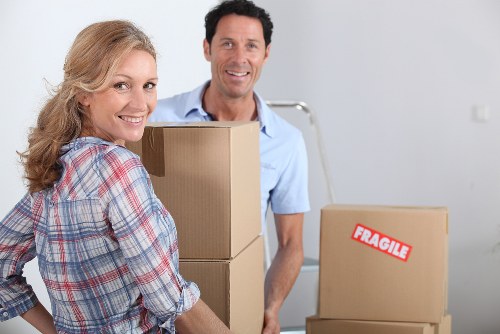 Packing and preparation for a man with van removal in Fulwell